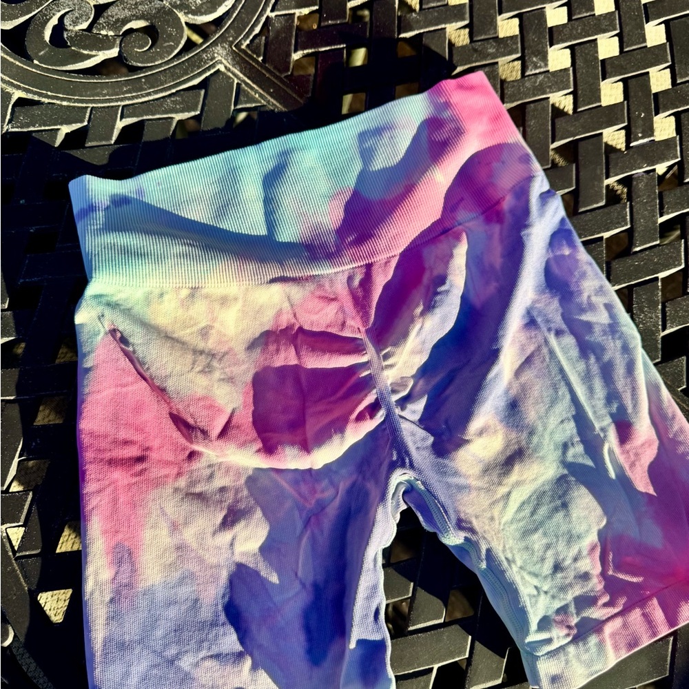 Colorful Tie-Dye Shorts